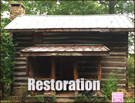 Historic Log Cabin Restoration  Edmonson County, Kentucky